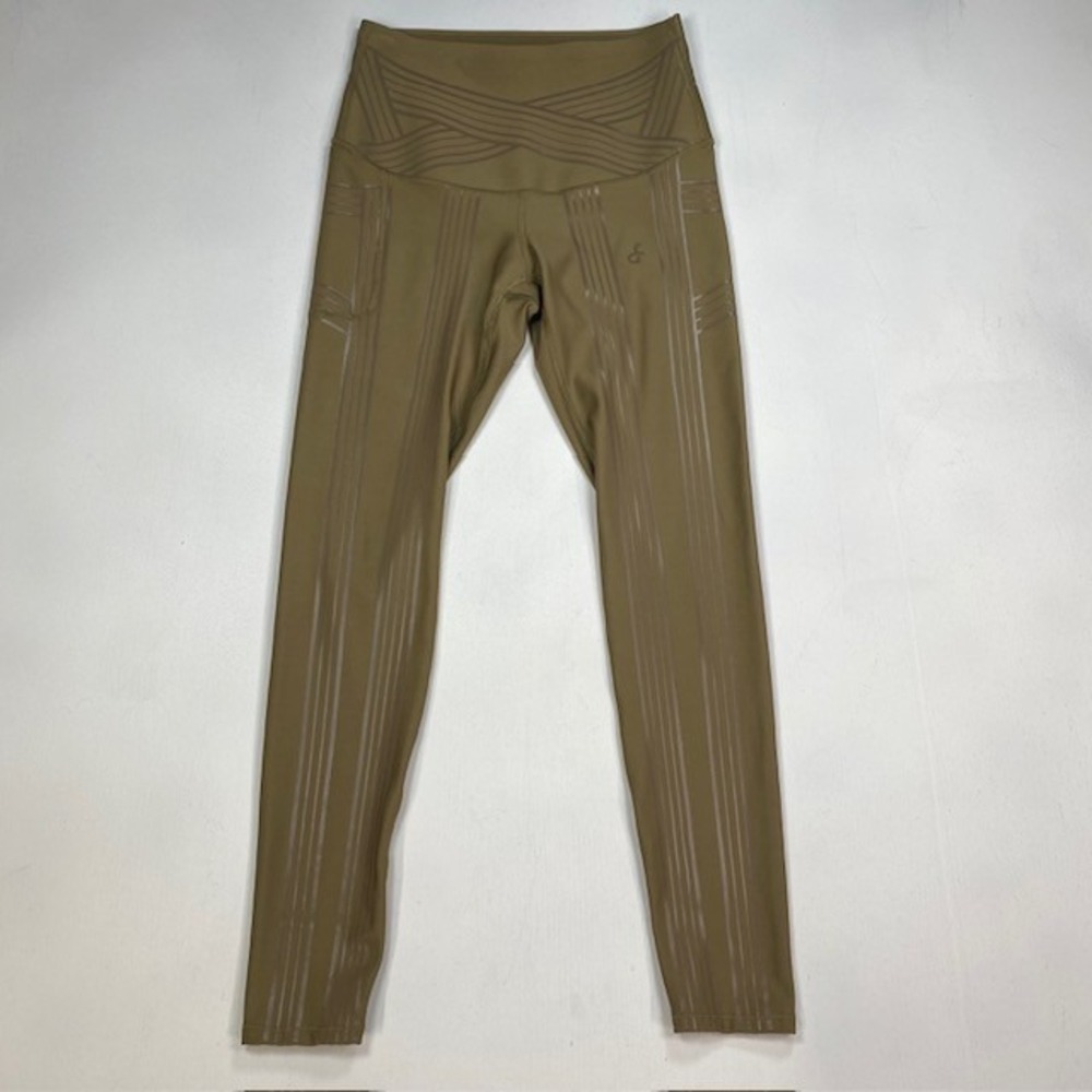 Fanka PowerBand Resistance Leggings Desert Khaki High Rise Large